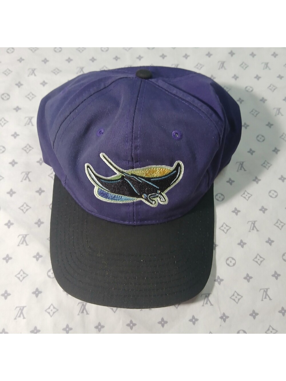 Tampa Bay Devil Rays Purple Black Baseball Cap Genuine Merchandise Snapback